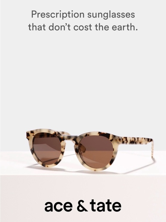 Ace & Tate Byron Large Space Oddity Tortoiseshell Eyeglass Frames 48□22 140 RX main image 9